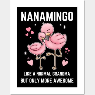 Nanamingo Like a Grandma Only More Awesome Mother’s Day Nana Posters and Art